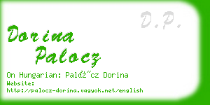 dorina palocz business card